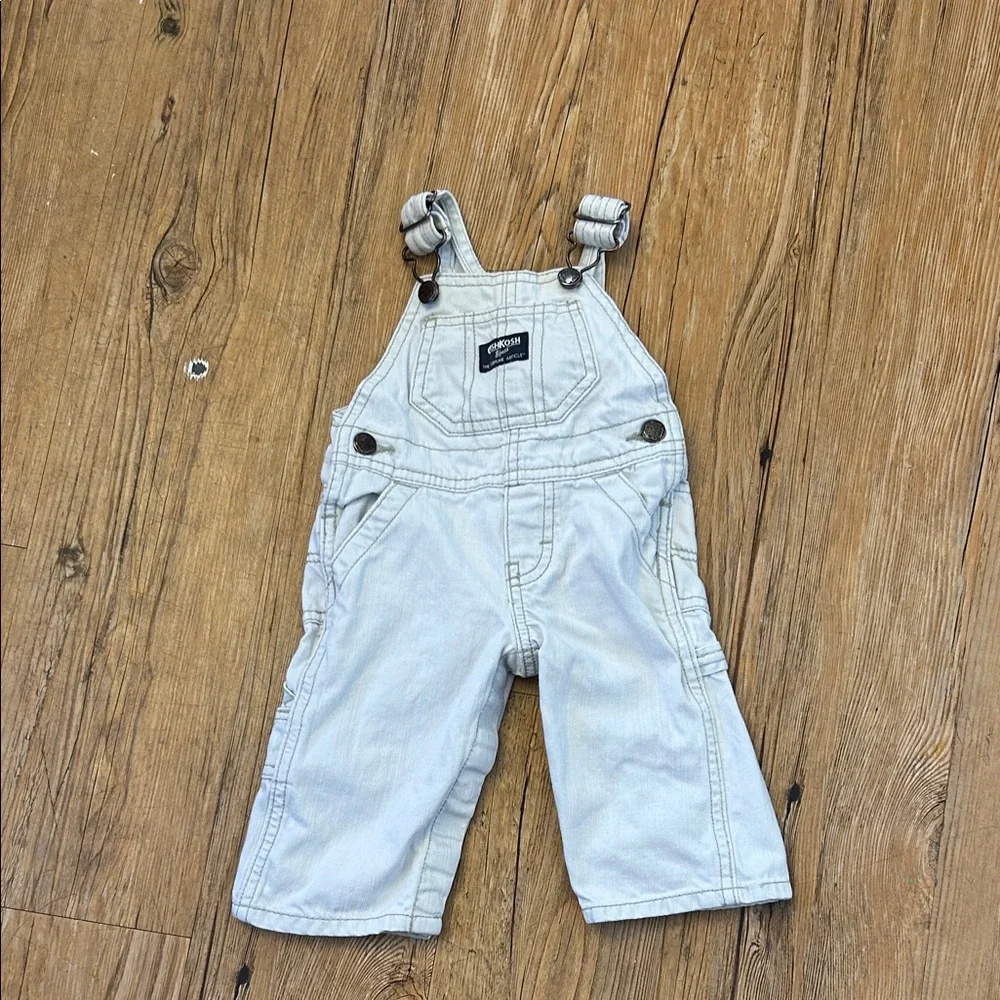 OshKosh B'gosh Denim Overalls 6 Months